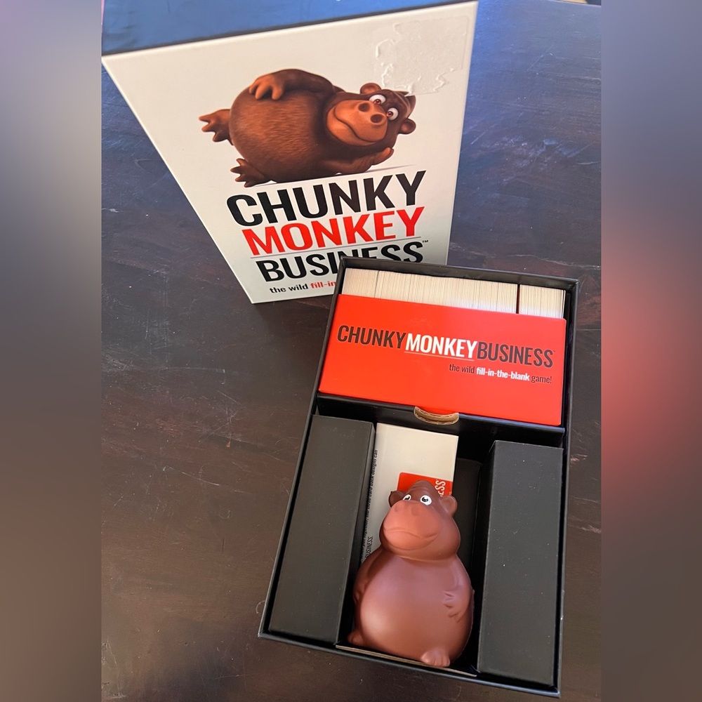 Chunky Monkey Business Card Game - Brown - Picture 5 of 7